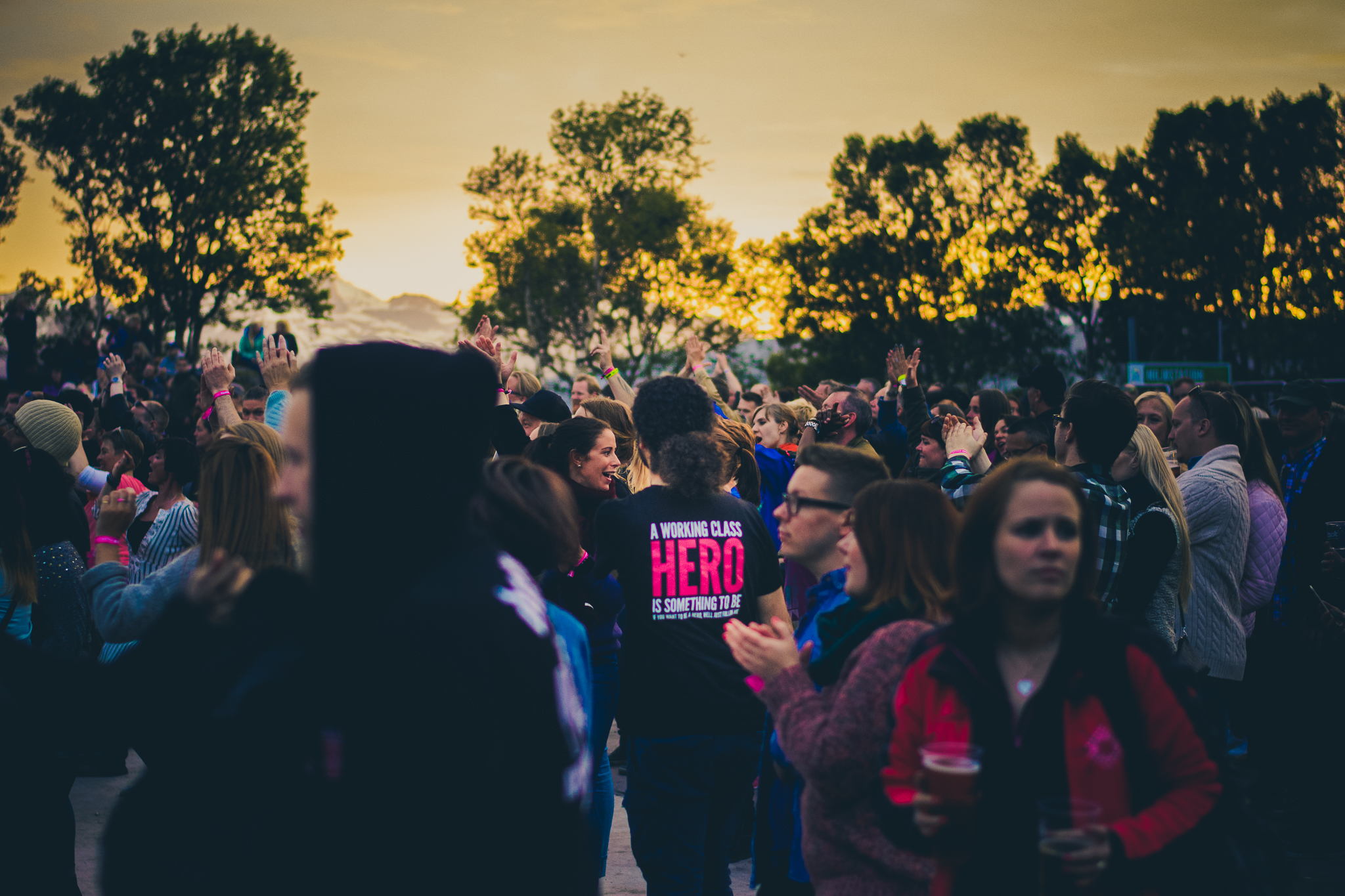 Frivillig i sving på Bukta i 2018. Foto: Make Kahonen