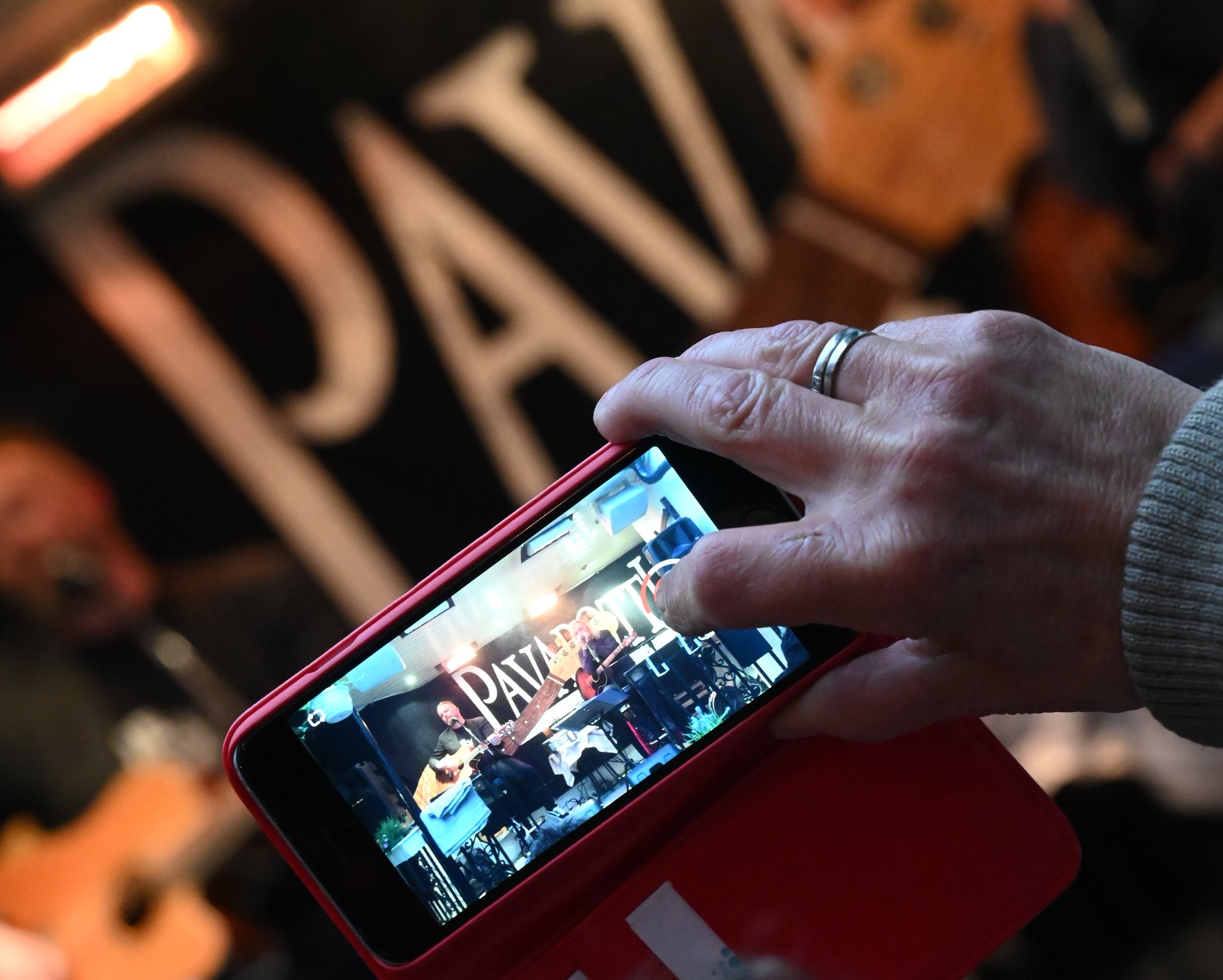 Pavarotti i Drammen. Foto: Roger Hennum