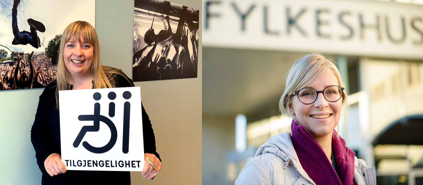Daglig leder i NKA, Tone Østerdal, og fylkesråd for kultur og næring i Troms fylkeskommune, Sigrid Ina Simonsen, gleder seg over det nye samarbeidet. Foto: Lars Åke Andersen/Troms fylkeskommune.