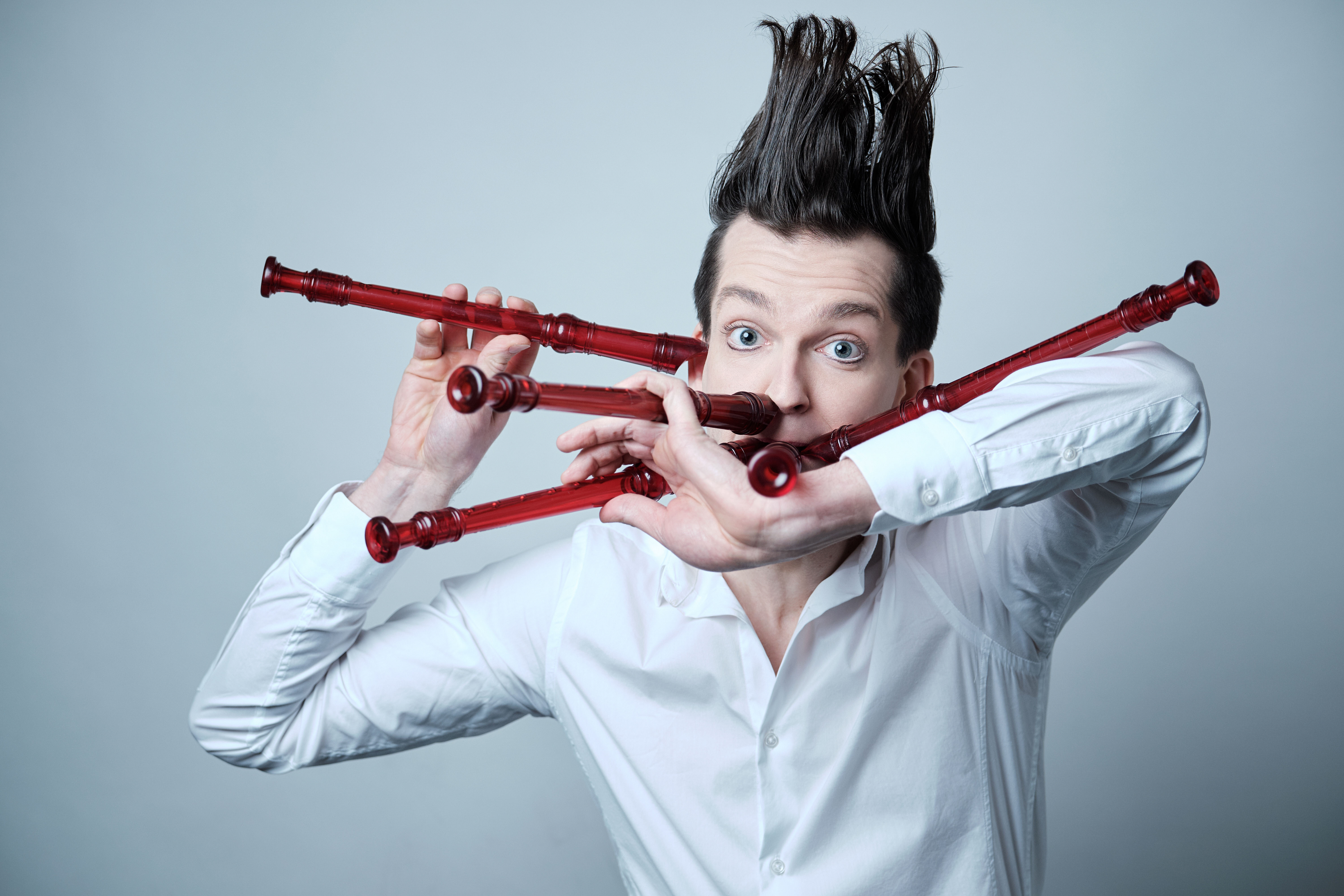 På årets Marked for Musikk kan du bl.a. få med deg Fløytemannen fra Tyskland, som også er nominert til en av årets YAMawards. Fotograf: Karim Khawatmi.