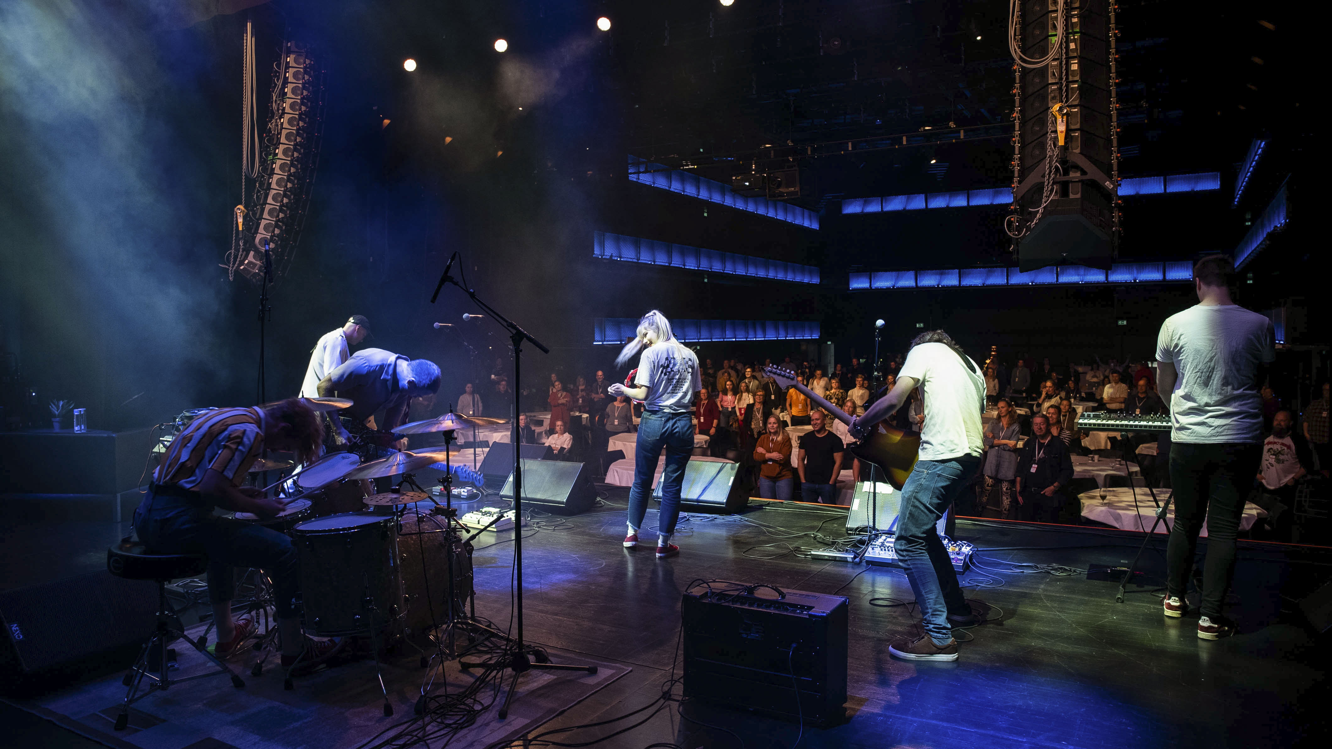 Starpalace fra Stavanger avsluttet fagprogrammet på Arrangørkonferansen 2019. Foto: Sarah Hestness.