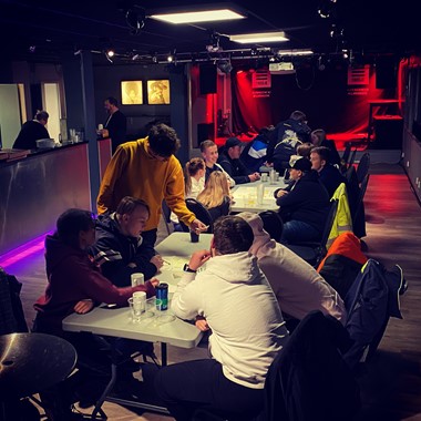 Ungt arrangørteam:Foto: Blåfrostfestivalen / Stian A. Olsen /