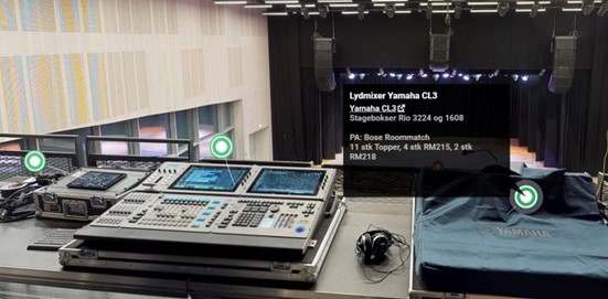 Illustrasjonsbilde av lydmikser og teknisk informasjon