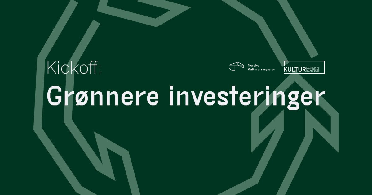 Kickoff og workshop for Grønnere investeringer 12. mars