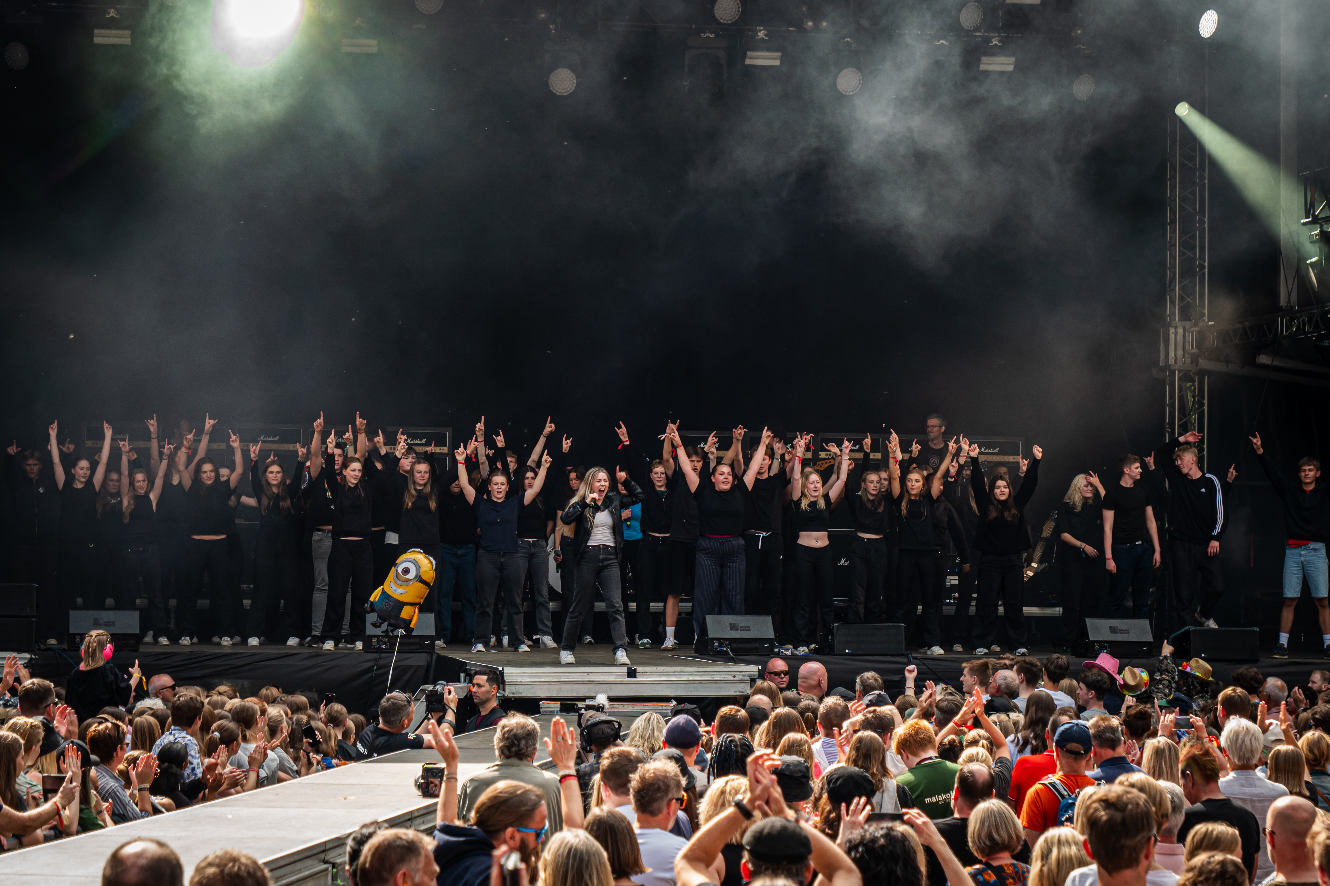 Illustrasjonsbilde fra prosjektet «20 år med Malakoff, The Soundtrack of Your Life», fremført av ungdommer tilknyttet Gymmen Scene. Foto: Sigve Brochmann Rasmussen